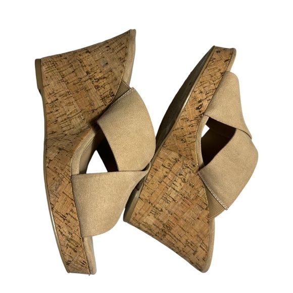 Charles By Charles David DUO WEDGE Sandals Sz 6.5 - Picture 6 of 11